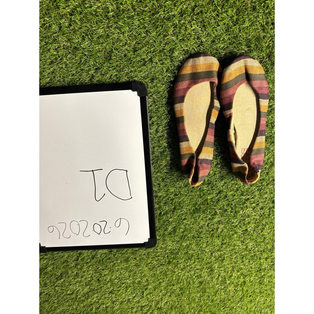 Big Buddha BB-BUNNI Womens 8.5M Multicolor Striped‎ Fabric Ballet Flats Shoes